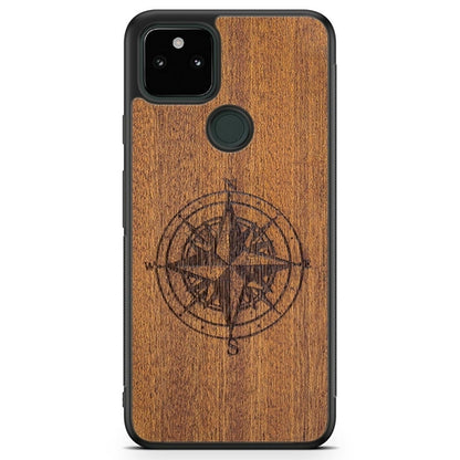 Compass luxury Mahogany wood phone case