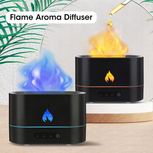 Double Color Flame Diffuser Oils Aroma