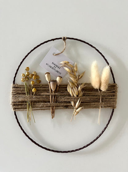 Dried Flower Wreath | Natural