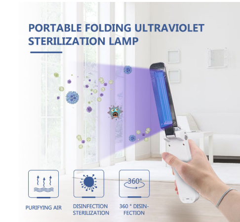 Portable ultraviolet Sterilization lamp